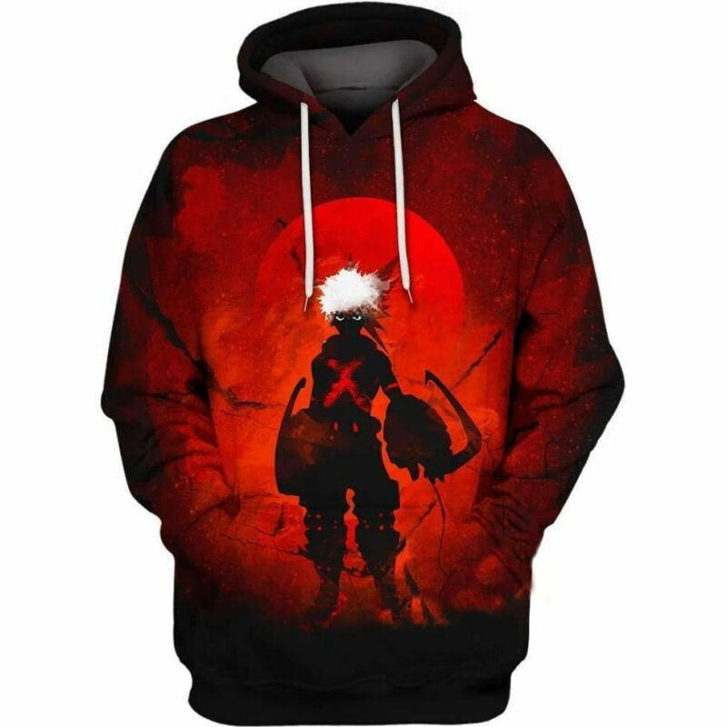 Bakugo Katsuki My Hero Academia Over Print 3d Hoodie Zip Hoodie