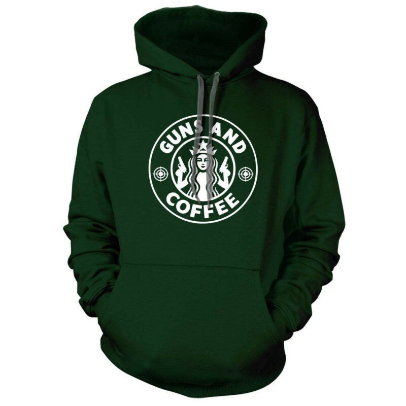 Guns And Coffee Hoodie