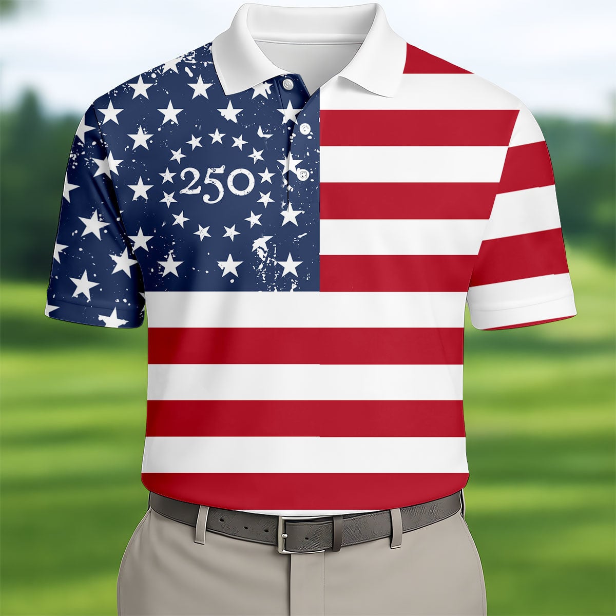 250 Years Of Defending Liberty Polo Shirt US Flag Merchandise Gift Ideas For Brothers
