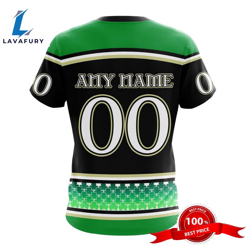 Personalized NHL Carolina Hurricanes Specialized Unisex Kits Hockey St Patrick's Day 3D T-Shirts