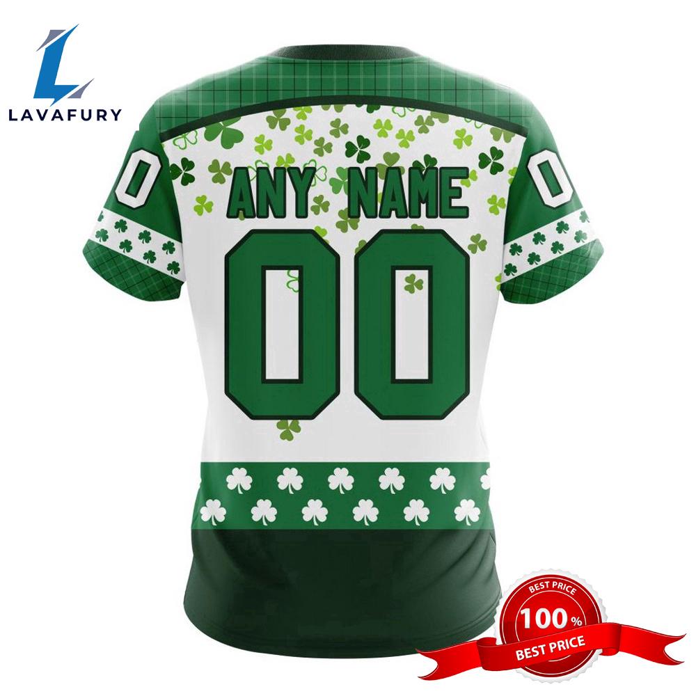 Personalized NHL Colorado Avalanche Special Design For St. Patrick Day All Over Print Shirts